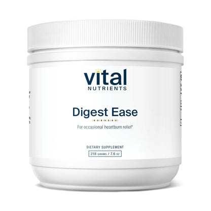 Vital Nutrients Digest Ease (Formerly Heartburn Tx) - Occasional Heartburn & Indigestion Relief - Supports Healthy GI Function & Helps Soothe GI Tract - Gluten, Dairy, Soy Free - Non-GMO - 50 Servings - Maple Wellness Supplements