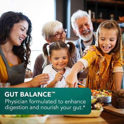 Vital Plan Gut Balance Supplement by Dr. Bill Rawls - Advanced Digestive Health Support Formula w/Clinical-Grade Slippery Elm Bark, Berberine & Dandelion Extract for Women & Men (180 Capsules) - Maple Wellness Supplements