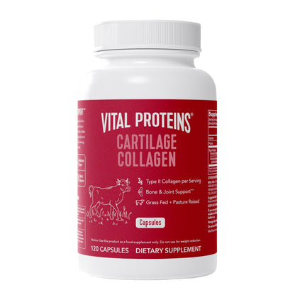Vital Proteins Cartilage Collagen Pills, Type II Collagen & Chondroitin Sulfate Supplement for Recovery & Healthy Hair, Skin, Nails and Joints - Maple Wellness Supplements