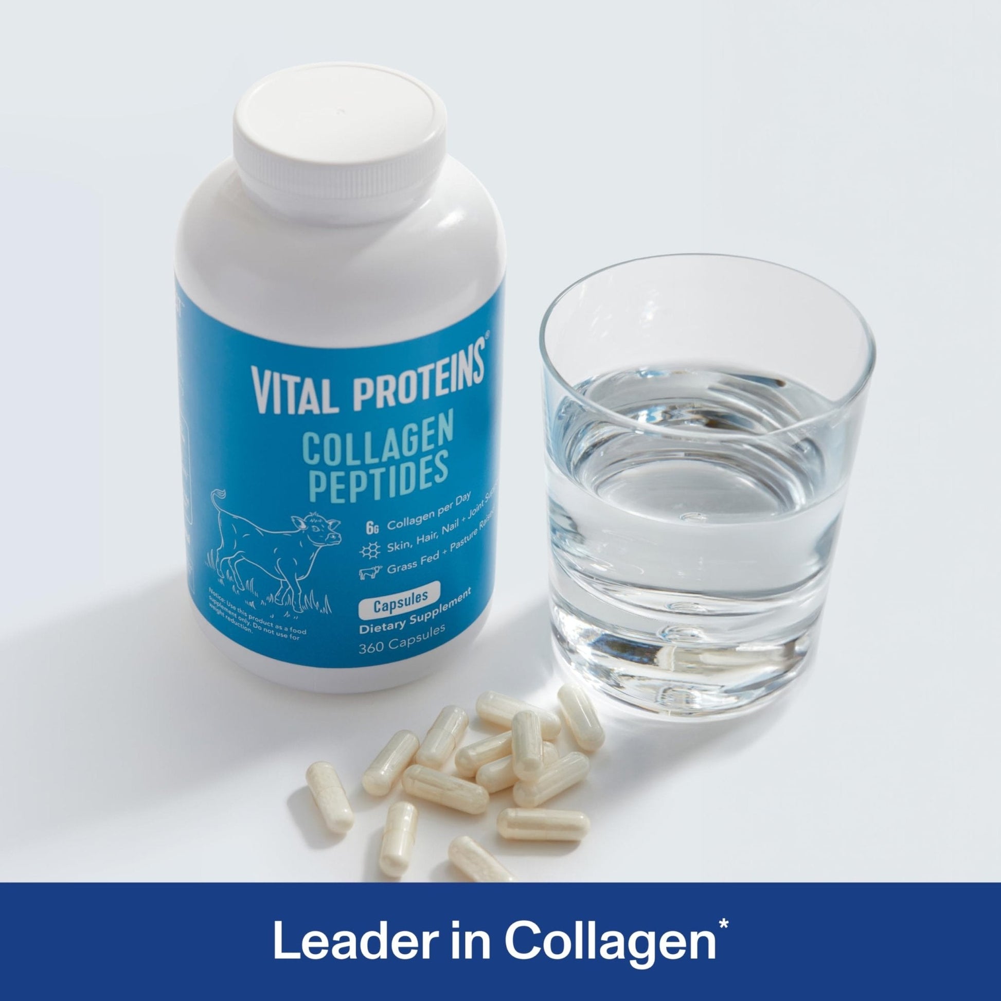 Vital Proteins Collagen Peptides Capsules for Women, Collagen Supplement 360 Capsules - Maple Wellness Supplements