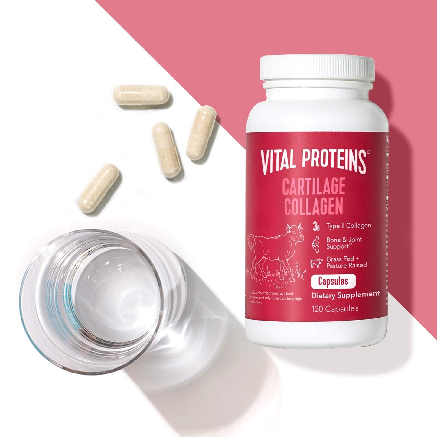 Vital Proteins Collagen Peptides Powder 19.3oz+ Collagen Pills, Type II - Maple Wellness Supplements