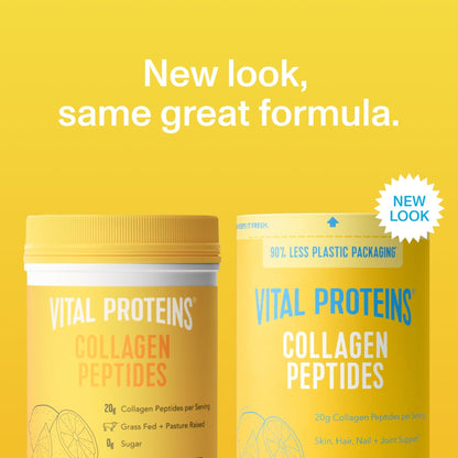Vital Proteins Collagen Peptides Powder, Collagen Supplements, Hair & Skin Health, 14 Servings, Lemon - Maple Wellness Supplements
