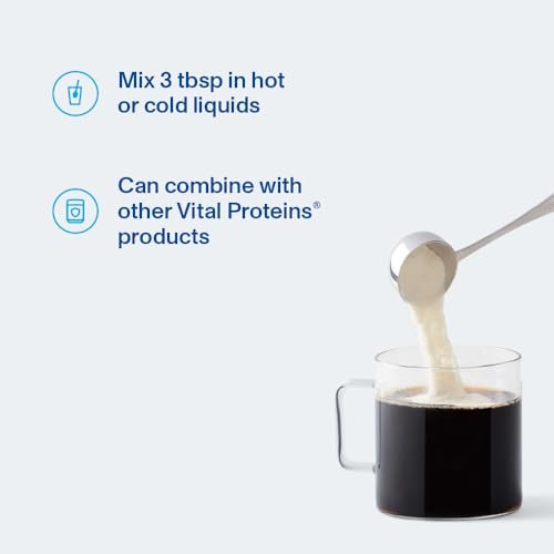 Vital Proteins Collagen Peptides Powder with Hyaluronic Acid and Vitamin C, Unflavored - Maple Wellness Supplements