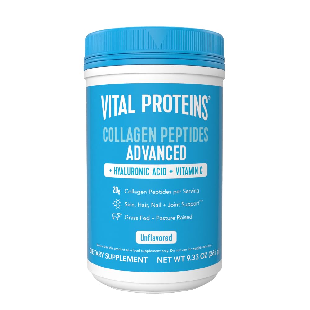 Vital Proteins Collagen Powder Supplement Hydrolyzed Peptides with Hyaluronic Acid - Maple Wellness Supplements