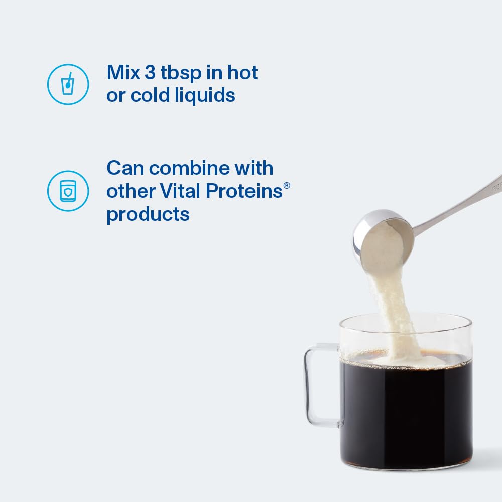 Vital Proteins Collagen Powder Supplement Hydrolyzed Peptides with Hyaluronic Acid - Maple Wellness Supplements
