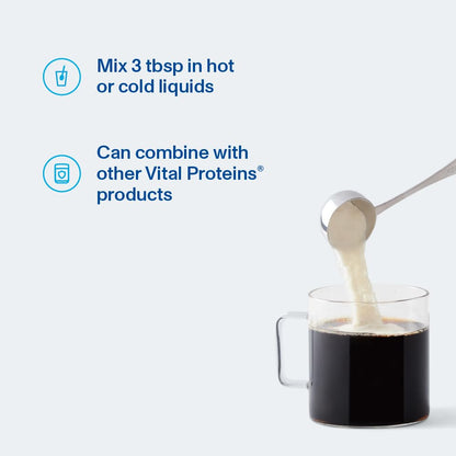 Vital Proteins Collagen Powder Supplement Hydrolyzed Peptides with Hyaluronic Acid - Maple Wellness Supplements