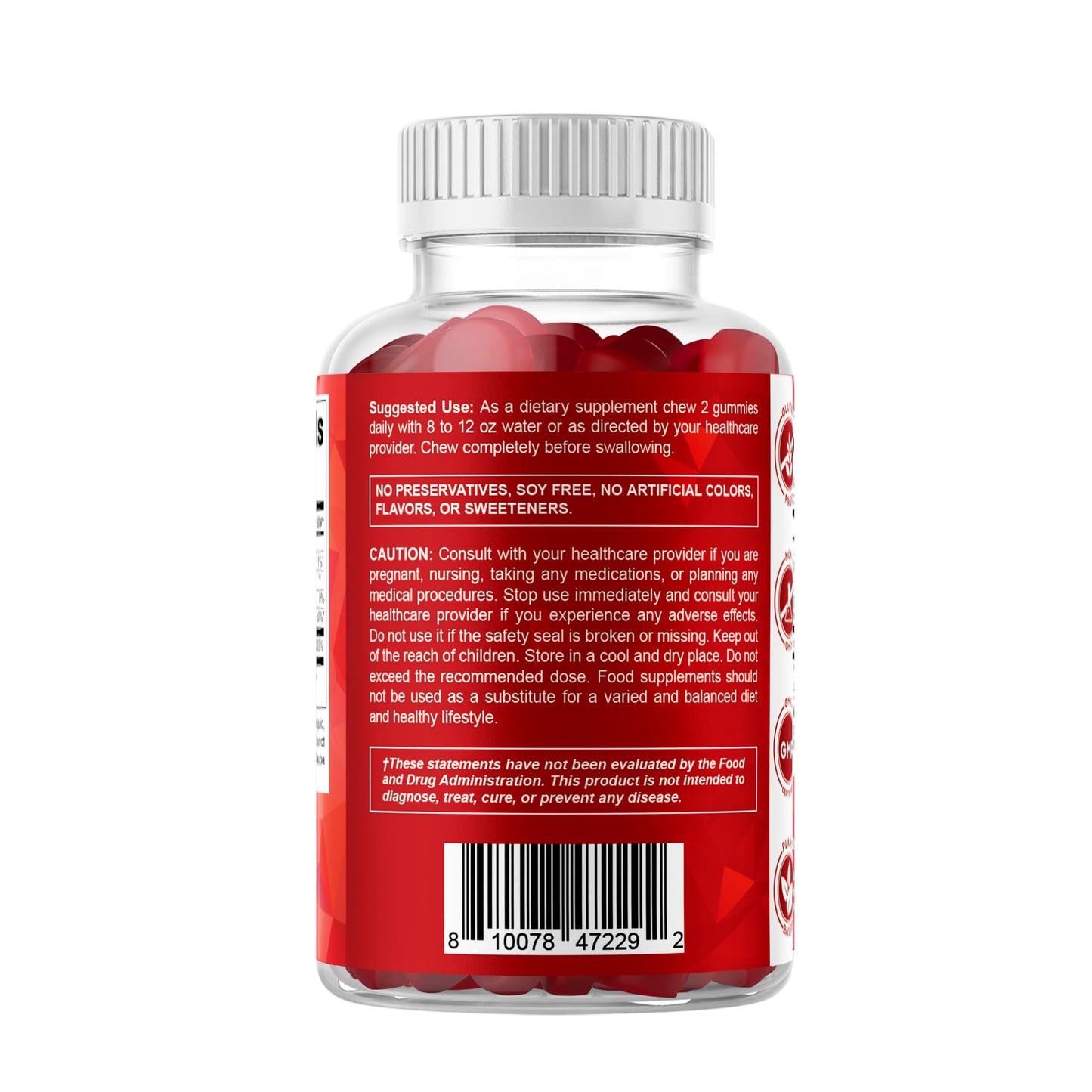 Vitamatic Extra Strength Vitamin B12 5000 mcg (Methyl B12) Gummies - 120 Count - Energy Metabolism Support and Nervous - Maple Wellness Supplements