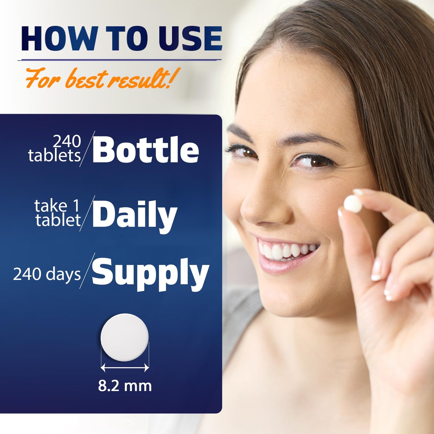Vitamatic Lactase Enzyme 9000 FCC 240 Tablets - Lactose Intolerance Relief Caplets - Maple Wellness Supplements
