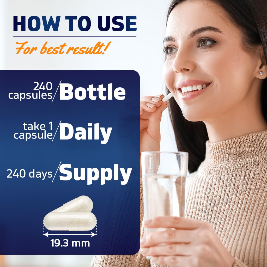 Vitamatic Lithium Orotate 5mg, 240 Veggie Capsules, Non-GMO, Gluten Free. - Maple Wellness Supplements
