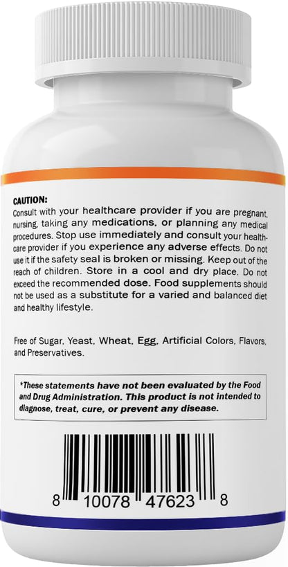 Vitamatic Magnesium Complex, 400mg Elemental MG (as Bisglycinate, Citrate, Taurate, Malate, Aspartate, Oxide, Gluconate, Lysinate Glycinate, Orotate, Succinate) - 120 Capsules per Pack - 2 Pack - Maple Wellness Supplements