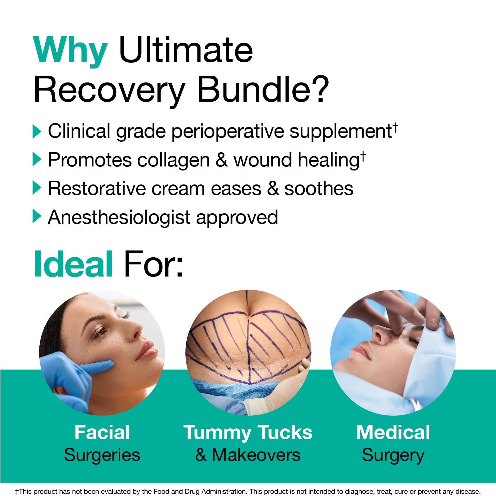 VitaMedica | Ultimate Recovery Bundle | Surgery Prep | Wound Healing | Supplements | Arnica K Oxide Cream | Hot Cold Packs | 30 Day Supply | Arnica Montana | Bromelain | Vitamin A | B Complex - Maple Wellness Supplements