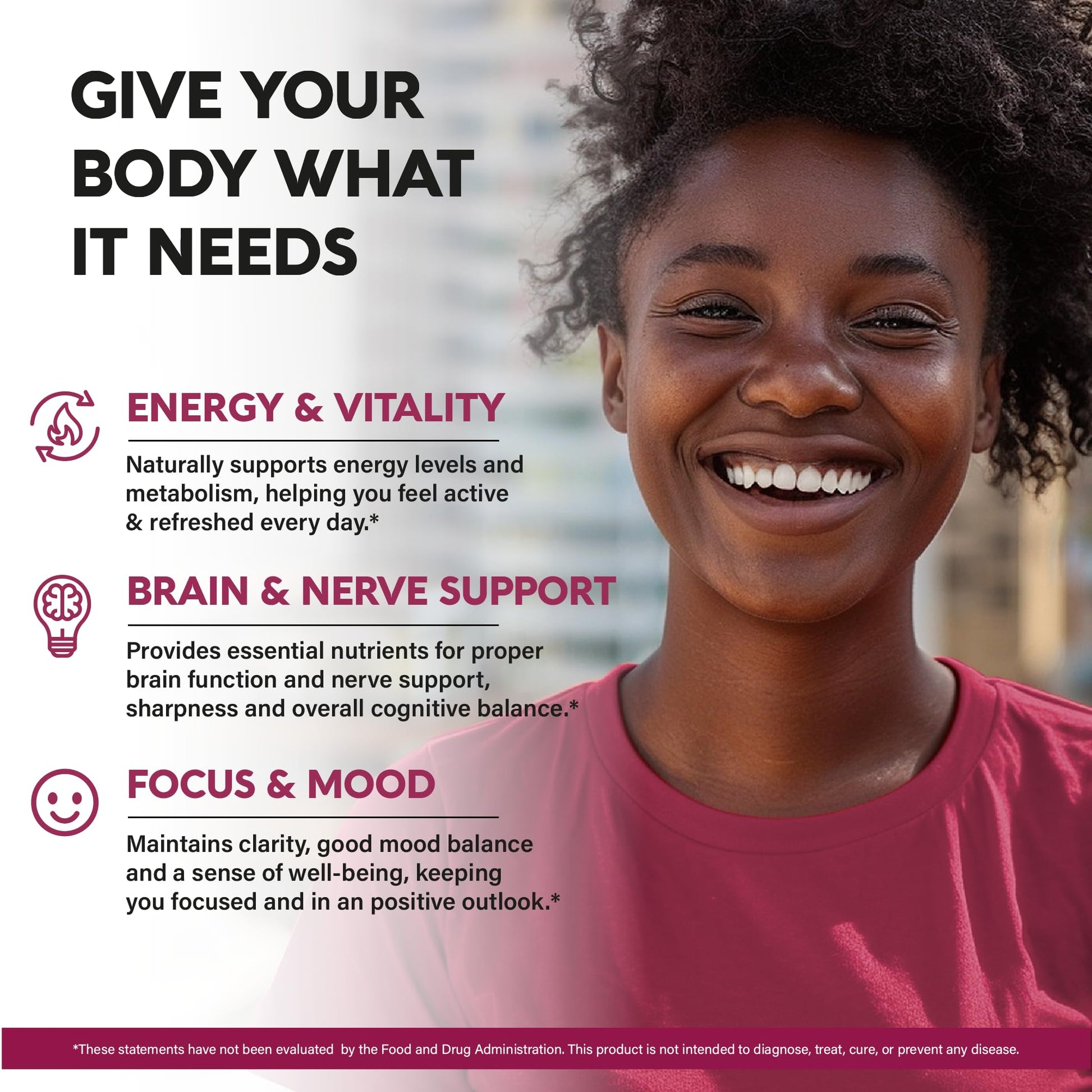 Vitamin B Complex for Men & Women - Riboflavin B2, B12, B1, B3, B5, B6, B7, B8, B9 | Vitamin C, Choline, Inositol - B-Complex Supplement - Maple Wellness Supplements