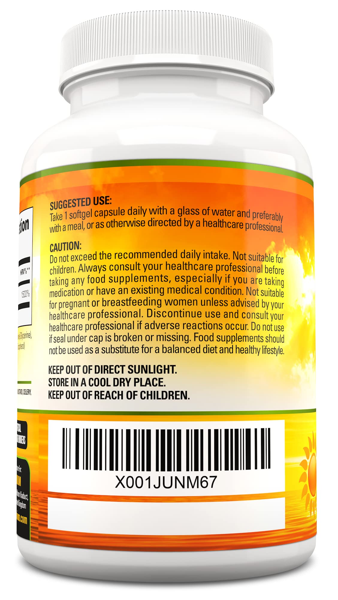 Vitamin D 3,000 IU, High Strength Vitamin D3 Supplement, 365 Easy to Swallow Softgels - Maple Wellness Supplements