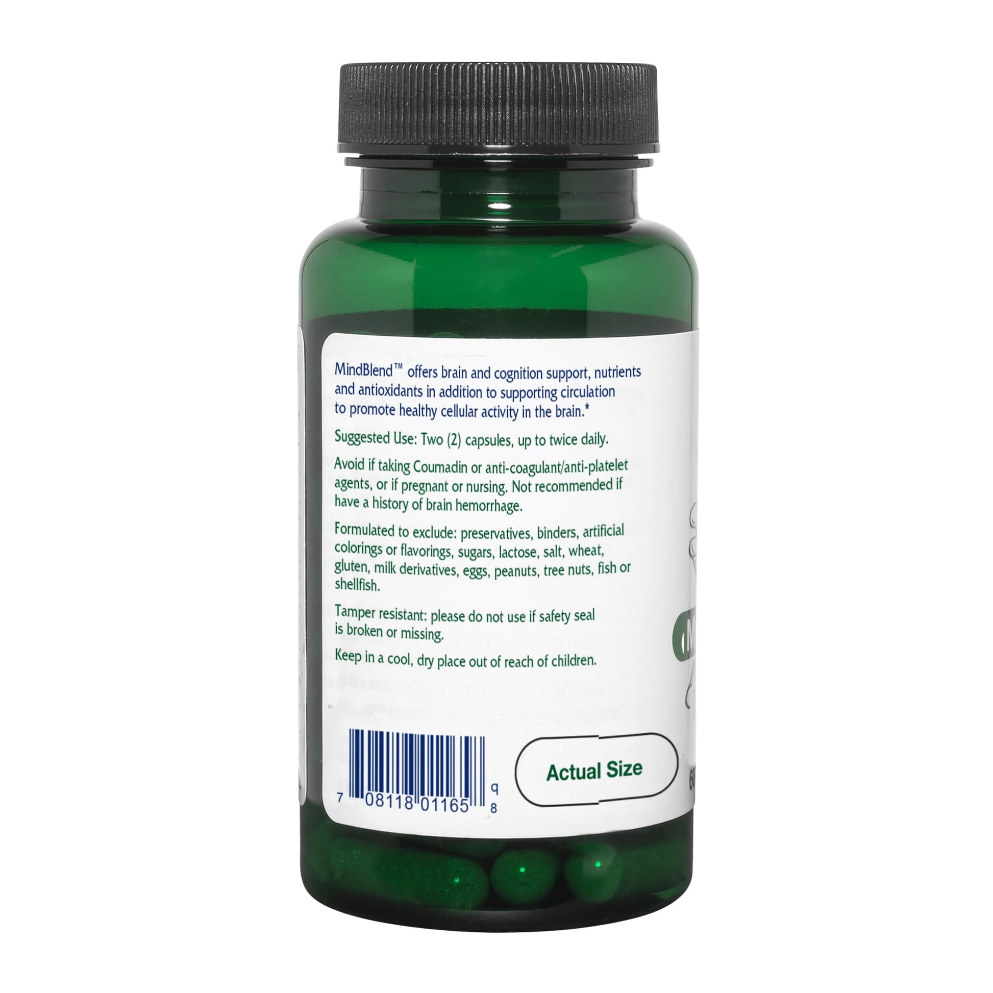Vitanica MindBlend, Brain Support, Vegan, 60 Capsules - Maple Wellness Supplements