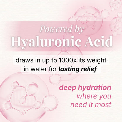 VLUSH Vaginal Moisturizer: Hormone-Free Hyaluronic Acid Suppositories for Dryness & Intimate Comfort – Clean Support for Menopause & Perimenopause (10pk) - Maple Wellness Supplements