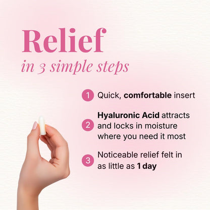 VLUSH Vaginal Moisturizer: Hormone-Free Hyaluronic Acid Suppositories for Dryness & Intimate Comfort – Clean Support for Menopause & Perimenopause (10pk) - Maple Wellness Supplements
