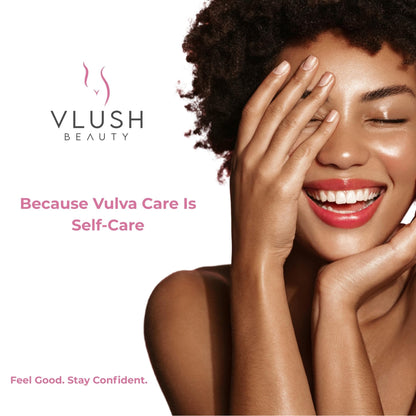 VLUSH Vaginal Moisturizer Suppositories - Deep Hydration with Hyaluronic Acid for Vaginal Dryness, Menopause Support & Daily Comfort, Made in FDA Registered Facility - Hormone-Free (10 Count) - Maple Wellness Supplements