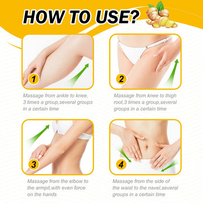 VOGSIG Anti Cellulite Slimming Cream Gel, Hot Cream, Ginger Fat Burning Weight Loss Full - Maple Wellness Supplements