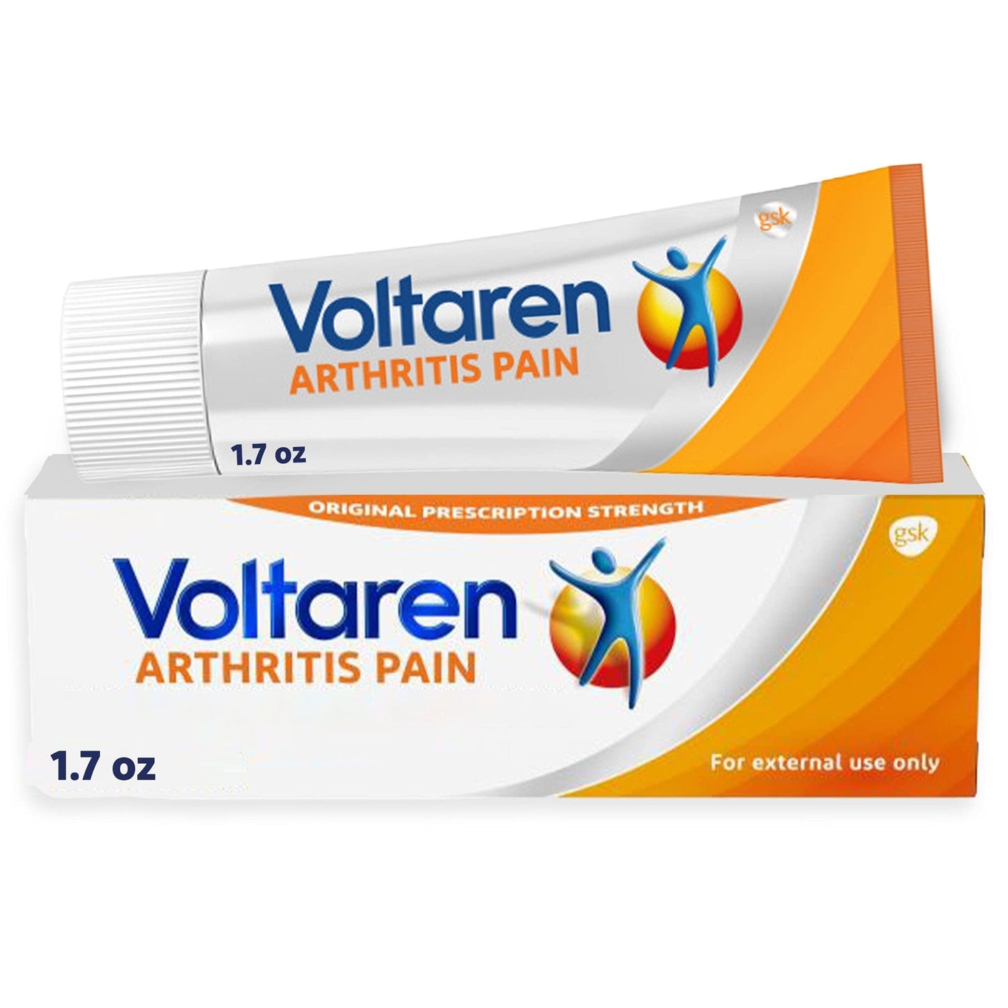 Voltaren Arthritis Pain Gel for Powerful Topical Arthritis Pain Relief with Diclofenac, No Prescription Needed - 1.7 oz/50 g Tube - Maple Wellness Supplements