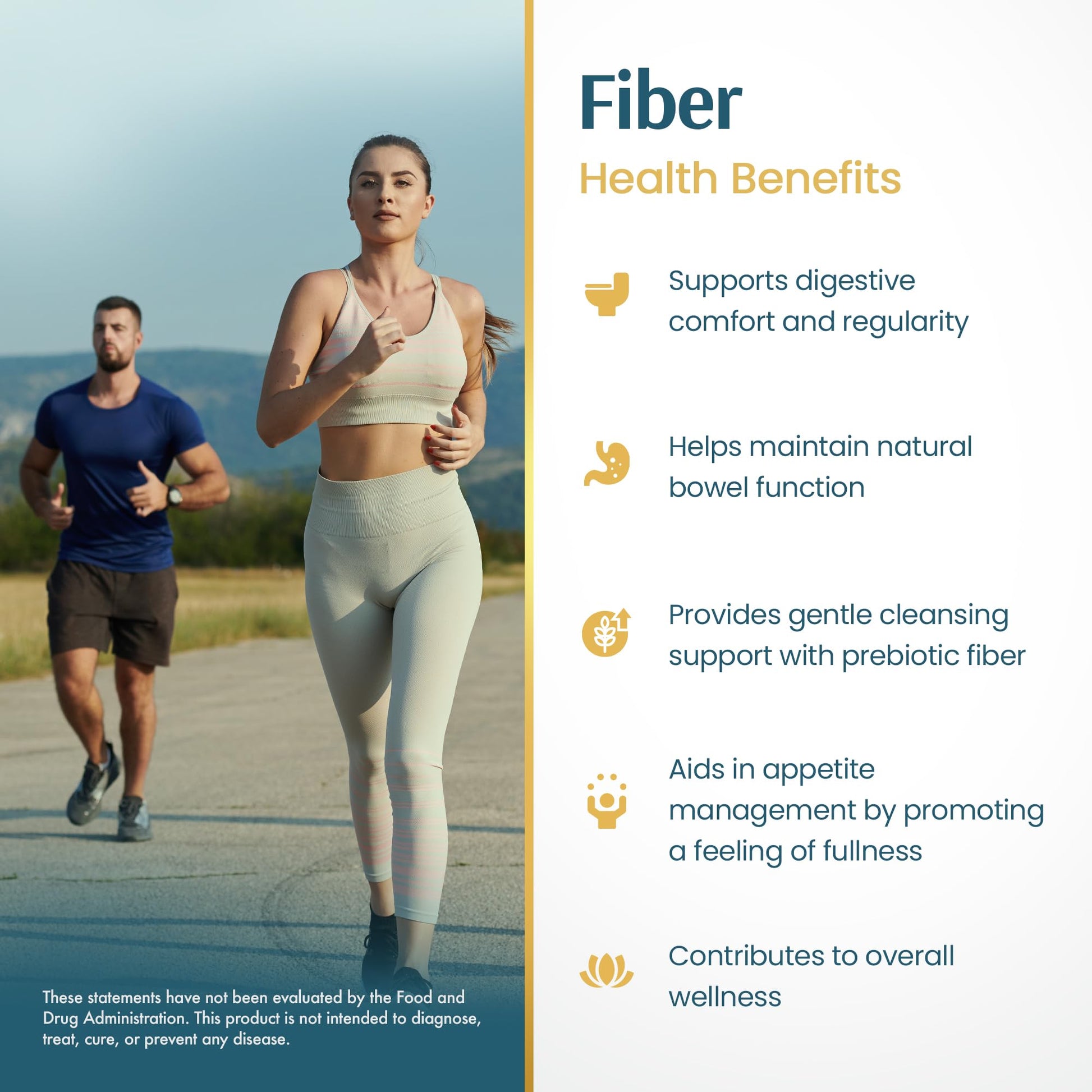 Vykee Nutrition Advanced Fiber Complex – Psyllium Husk, Aloe Vera, Chia & Flax Seed | Vegan, Non-GMO | Supports Digestive Health, Regularity & Gut Wellness | 180 Capsules - Maple Wellness Supplements
