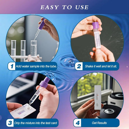 Water Bacteria Test Kit for Drinking Water: Results in 15 Minutes Coliform Bacteria Water Test Kit 2 Counts for Any Water Source Including Well Water Pool Water - Maple Wellness Supplements