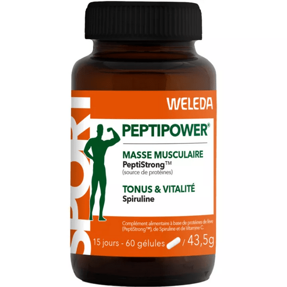 Weleda Peptipower Masse Musculaire 60 capsules - Maple Wellness Supplements