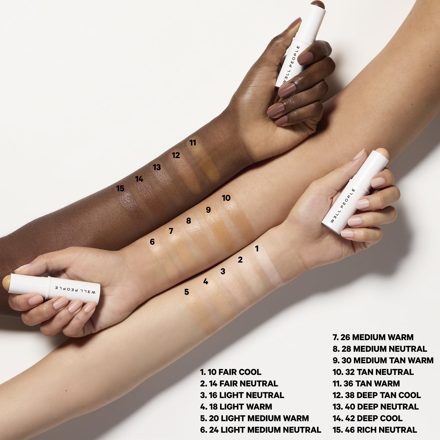 Well People Supernatural Complexion Stick Foundation + Concealer, Buildable, Light-to-Medium Coverage, Soft Matte Finish, Lightweight + Hydrating, Multi-Use, Vegan & Cruelty-Free, 20 Light Medium Warm - Maple Wellness Supplements