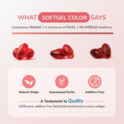WELLNESS EXTRACT Eannatto Tocotrienols Vitamin E Supplements Tocopherol Free, Non-GMO, Gluten Free & Antioxidant (125MG 60 Softgels) - Maple Wellness Supplements
