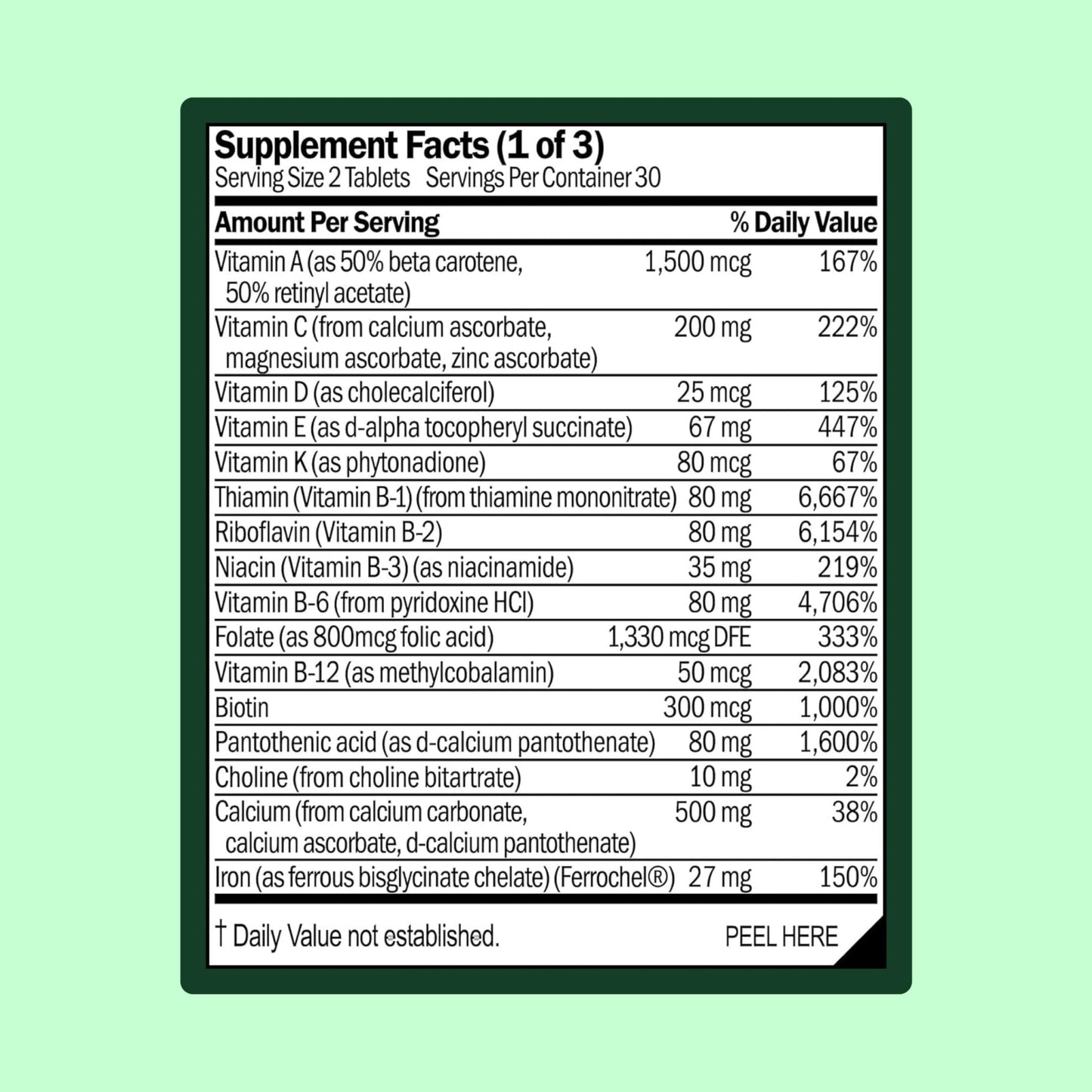 WellWithAll Women’s Multivitamin | Daily Supplement with Essential Vitamins, Minerals & Iron | Supports Immunity, Heart Health, Bone Health, Energy & Mood | Major Allergen - Free | 60 Tablets - Maple Wellness Supplements