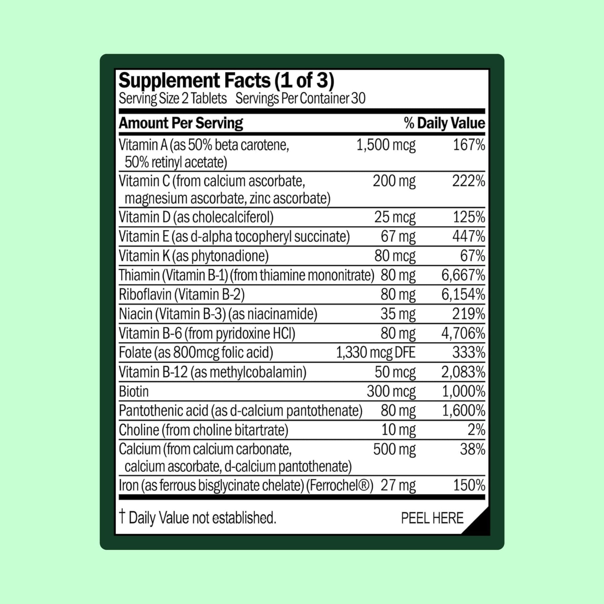 WellWithAll Women’s Multivitamin | Daily Supplement with Essential Vitamins, Minerals & Iron | Supports Immunity, Heart Health, Bone Health, Energy & Mood | Major Allergen - Free | 60 Tablets - Maple Wellness Supplements