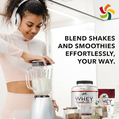 Whey Fantastic Unflavored - 100% Natural Grass Fed Whey Protein Powder - Unique 3 - Maple Wellness Supplements