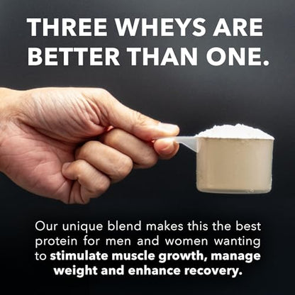 Whey Fantastic Unflavored - 100% Natural Grass Fed Whey Protein Powder - Unique 3 - Maple Wellness Supplements