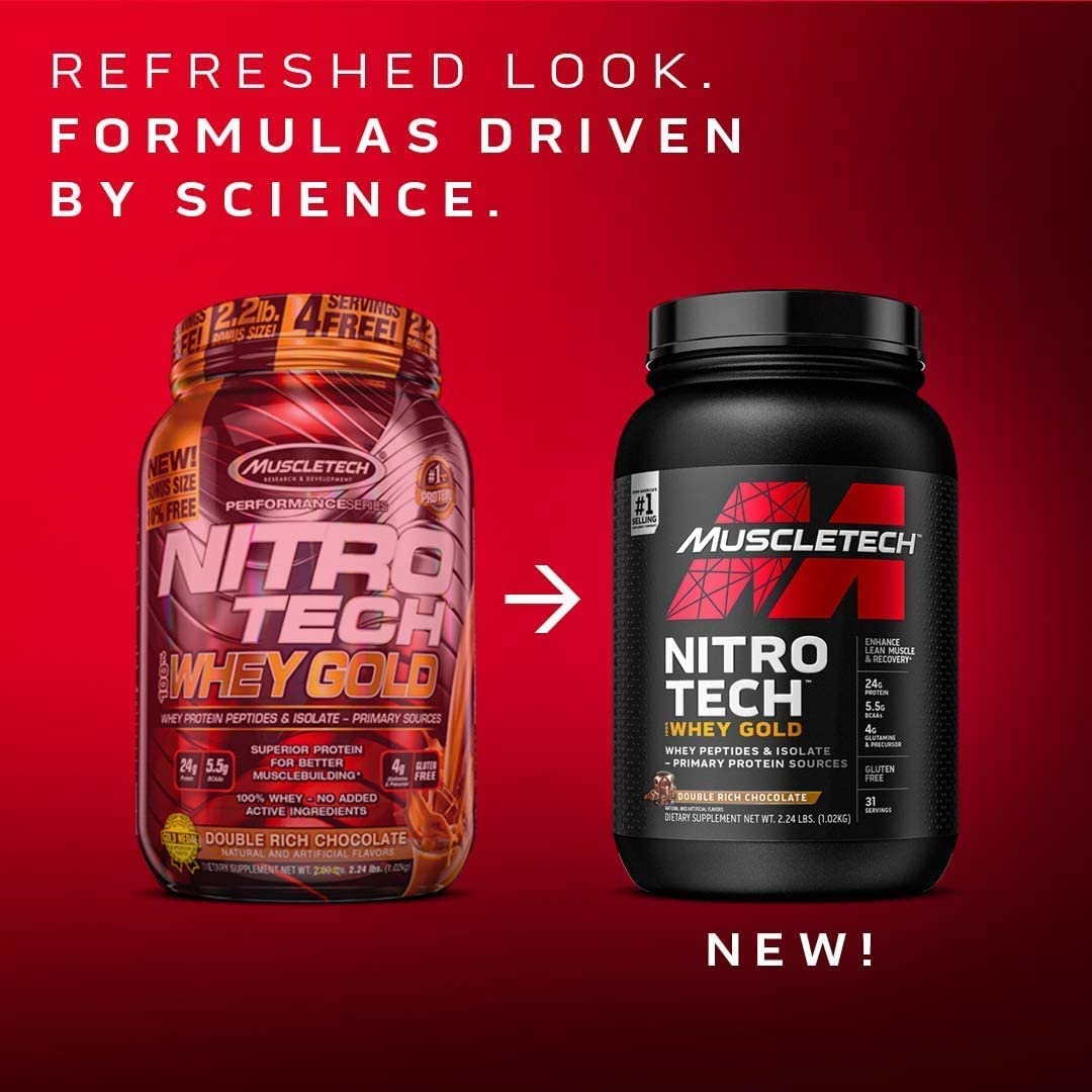 Whey Protein Powder MuscleTech Nitro-Tech Whey Gold Protein Powder Whey Protein - Maple Wellness Supplements