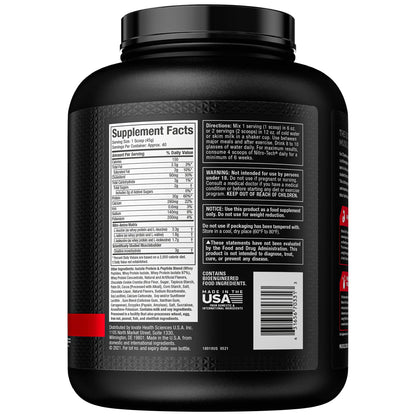Whey Protein Powder MuscleTech Nitro-Tech Whey Protein Isolate & Peptides Protein - Maple Wellness Supplements