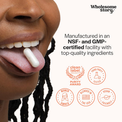 Wholesome Story Myo-Inositol & D-Chiro Inositol Supplement for Women | Fertility Supplements for Hormonal Balance & Ovarian Health Support - Maple Wellness Supplements