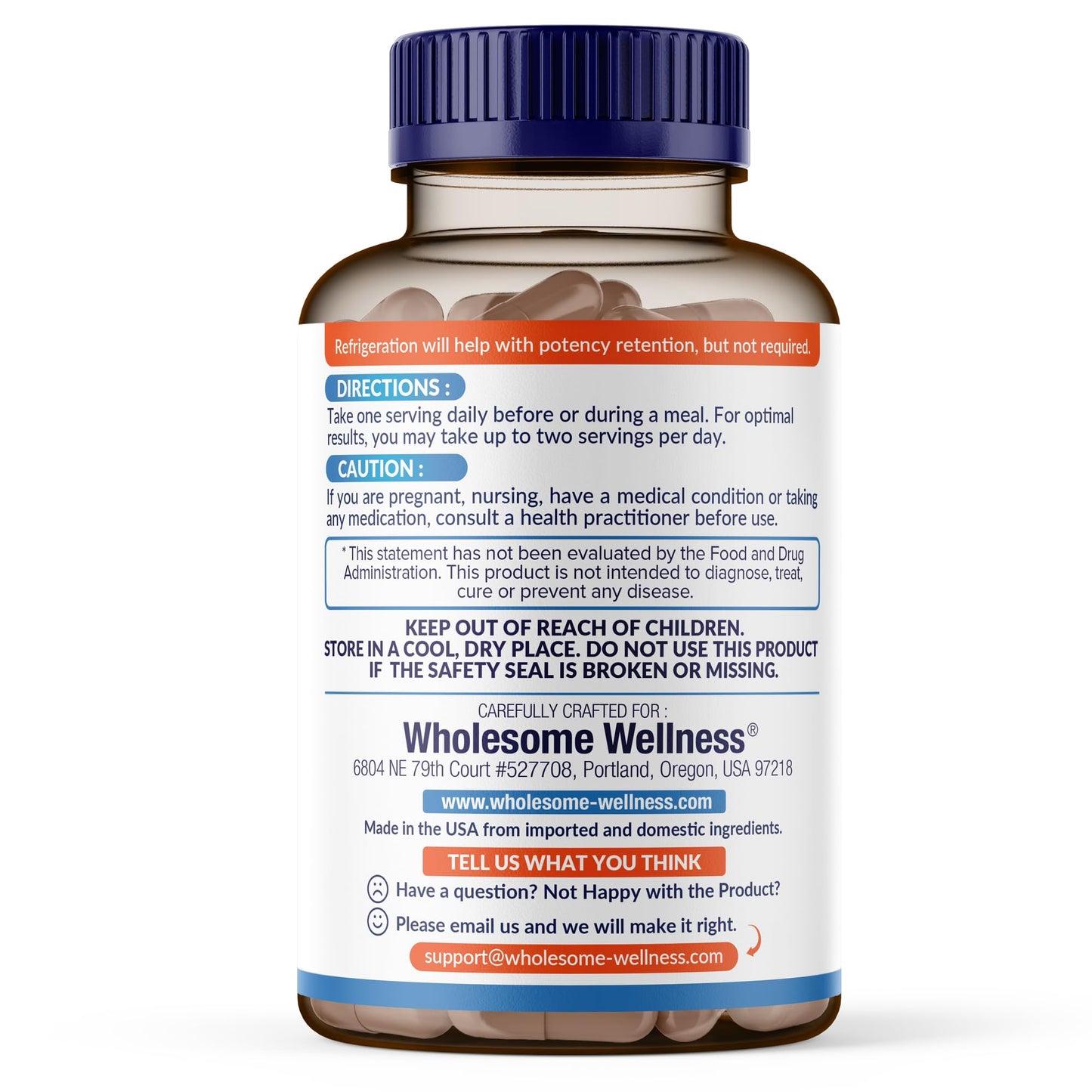 Wholesome Wellness Organic Raw Probiotics 100 Billion CFU, Dr Formulated for Women and Men, Complete Adult Supplement with Prebiotics - Maple Wellness Supplements