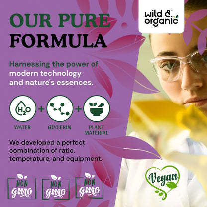 Wild & Organic Milk Thistle Liquid Drops - Liver Cleanse Detox - Silymarin Milk Thistle Supplement for Liver Support - Add to Tea - Silybum Marianum Seed Extract Tincture - Maple Wellness Supplements