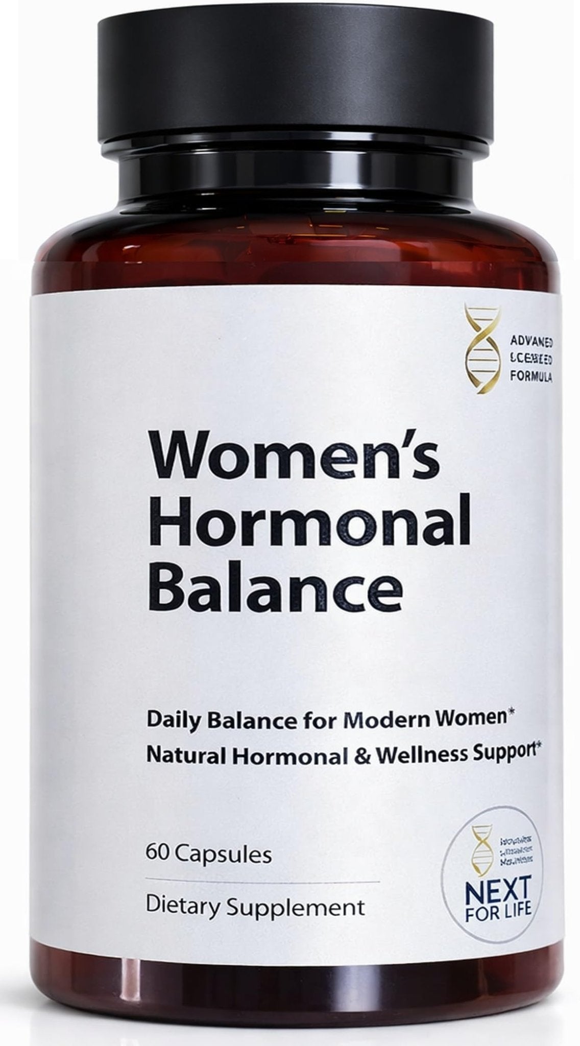 Women’s Hormonal Balance Supplement – Menopause & PMS Support – Mood, Energy & Cycle Regulation – Botanical Formula – 60 Capsules - Maple Wellness Supplements