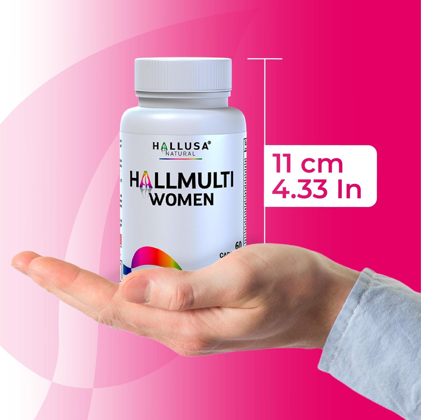 Women’s Multivitamin 18+ Vitamins & Minerals | Biotin, Folic Acid, Zinc, Calcium, Magnesium & Vitamin D | Hair, Skin & Nails Support, Energy - Maple Wellness Supplements