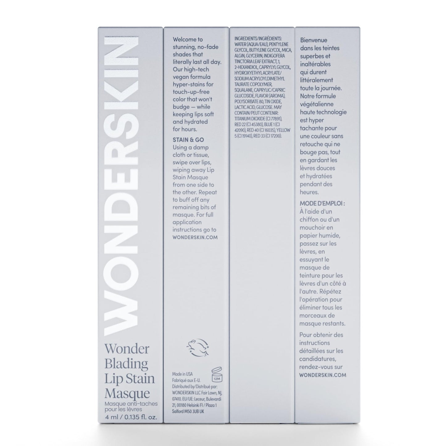 Wonderskin Wonder Blading All Day Lip Stain Peel Off Masque - Long Lasting, Waterproof and Transfer Proof Nude Lip Tint, Matte Finish Peel Off Lip Stain (Whimsical Masque) - Maple Wellness Supplements