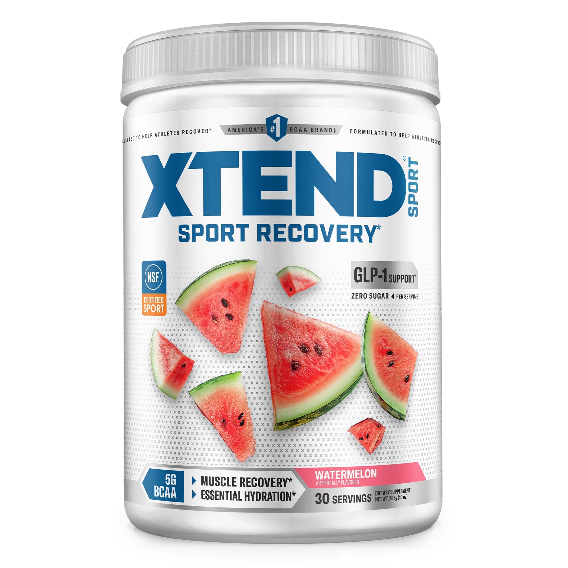 Xtend Sport BCAA Powder Watermelon - Electrolyte Powder for Recovery & Hydration with Amino Acids - 30 Servings - Maple Wellness Supplements