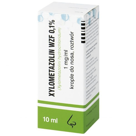 Xylometazolin WZF 1mg/ml, nasal drops, 10ml - Maple Wellness Supplements