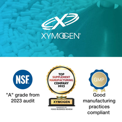 XYMOGEN Cortisolv Cortisol Supplement - Ashwagandha Supplement with L Theanine to Support Healthy Cortisol Levels, Energy, Relaxation and Mental Clarity (60 Capsules) - Maple Wellness Supplements