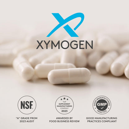 XYMOGEN K2-D3 Max - Vitamin D3 K2 Supplement for Bone & Immune Support* - High-Strength K2 MK-7 - Non-GMO, Gluten-Free, Vegetarian - 60 Capsules - Maple Wellness Supplements