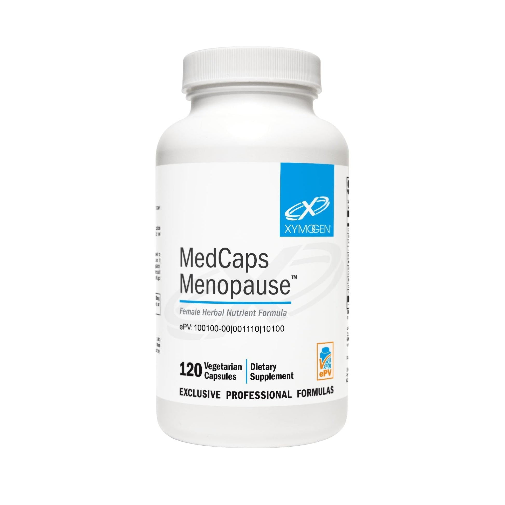 XYMOGEN Medcaps Menopause - Menopause Supplements for Women - Made with Dong Quai, Isoflavones, Ginseng Extract, Licorice Root + Black Cohosh - Gluten Free (120 Capsules) - Maple Wellness Supplements