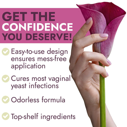 Yeast Infection Treatment for Women | Boric Acid Suppositories For Women | Helps Relieve Itching & Irritation | Vaginal Aid for Inflammation, Dryness & Watery Discharge | 12 Vaginal Suppositories - Maple Wellness Supplements