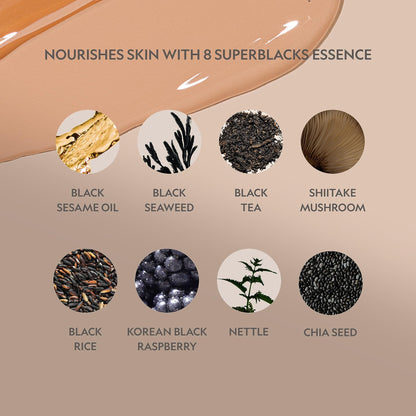 YENSA Serum Foundation Makeup - Super Silk Full Coverage Foundation Enriched with Peptides, Vitamin C & Ferulic Acid to Help Reduce Fine Lines, Wrinkles & Dark Circles - Light 1 (1 oz) - Maple Wellness Supplements