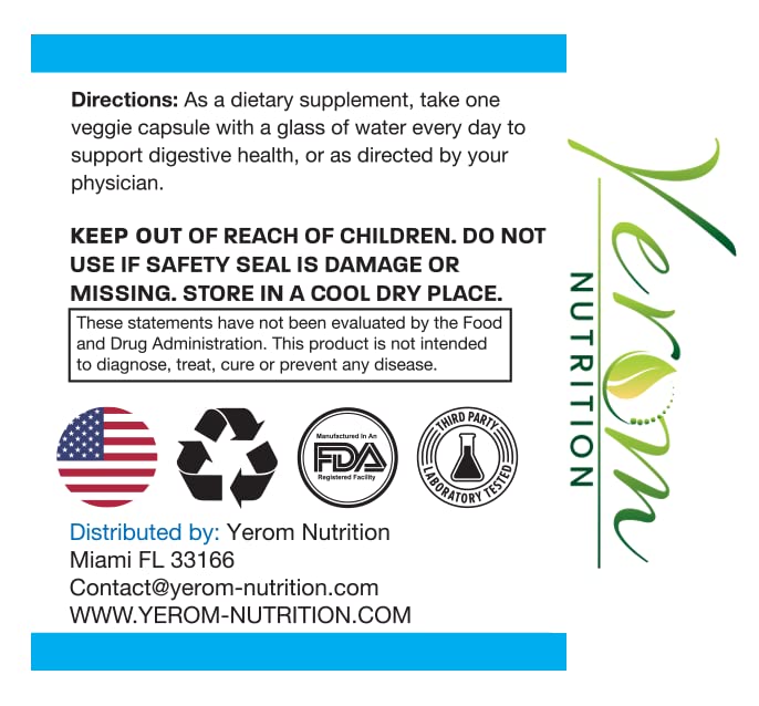 Yerom Nutrition 60 Billions Probiotics - Maple Wellness Supplements
