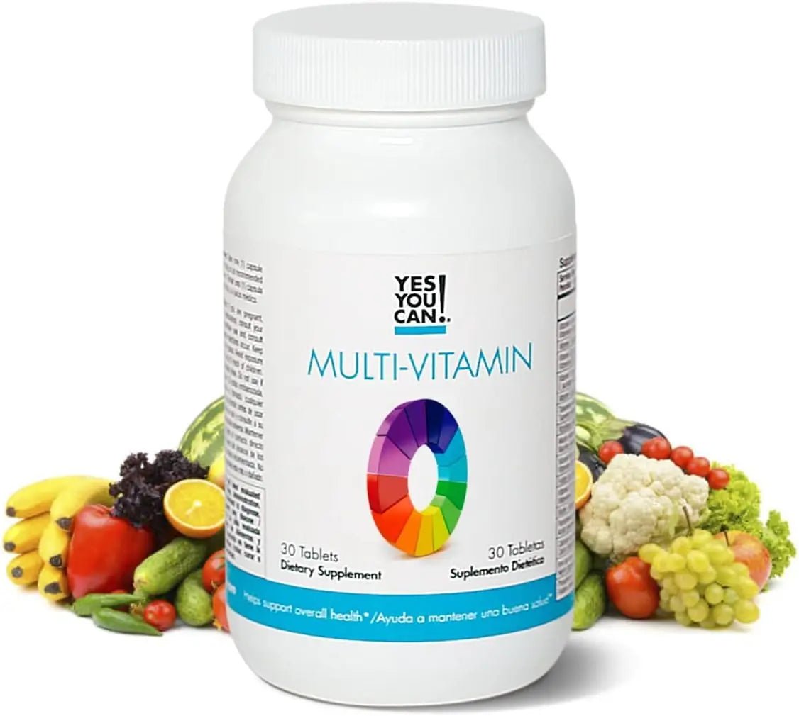 Yes You Can! Daily Multivitamins for Men and Women - Helps Assist Overall Health & Well-Being, Contains Antioxidants - Maple Wellness Supplements