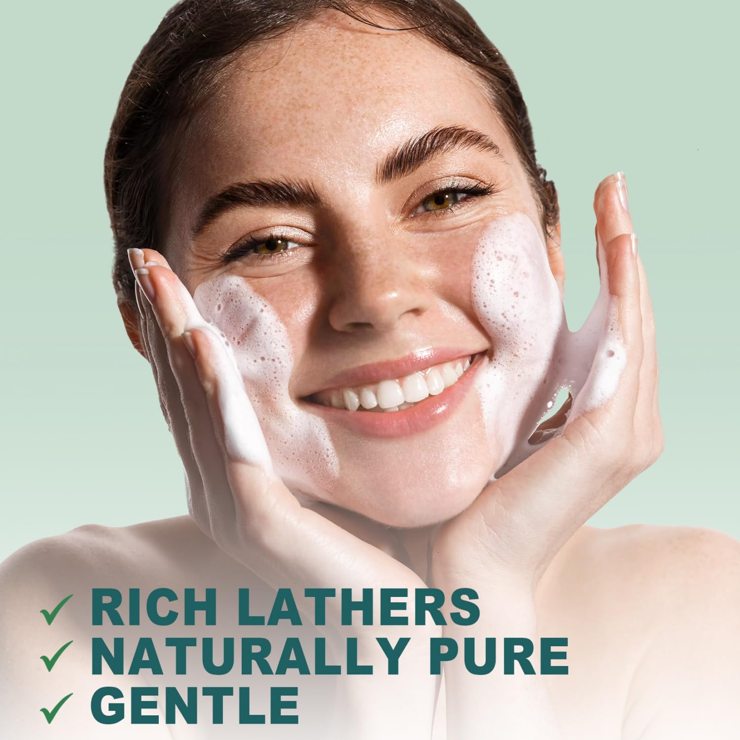 Yoken Pure Castile Liquid Soap Organic (EWG Verified, Unscented, 8 OZ), Made with Organic Oils, No Added Fragrance, Vegan, Castile Soap Liquid for Face - Maple Wellness Supplements